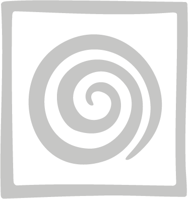 Logo spirale grau rahmen